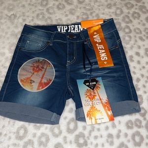 Blue jean shorts size 1/2